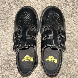Dr. Martens Kids Shiny Black Dress Shoes